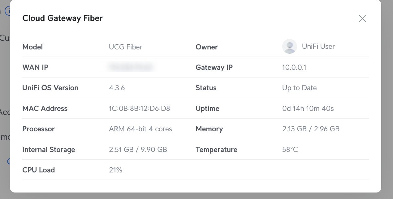 Ubnt Fiber 修改风扇转速